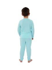 Character Blue The Smurfs Boys Long Sleeve Pyjamas - Image 4 of 12