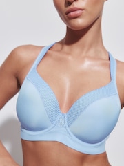 Blue B-G Active Sports High Impact Dry Tech Full Cup Wired Bra - Image 2 of 8