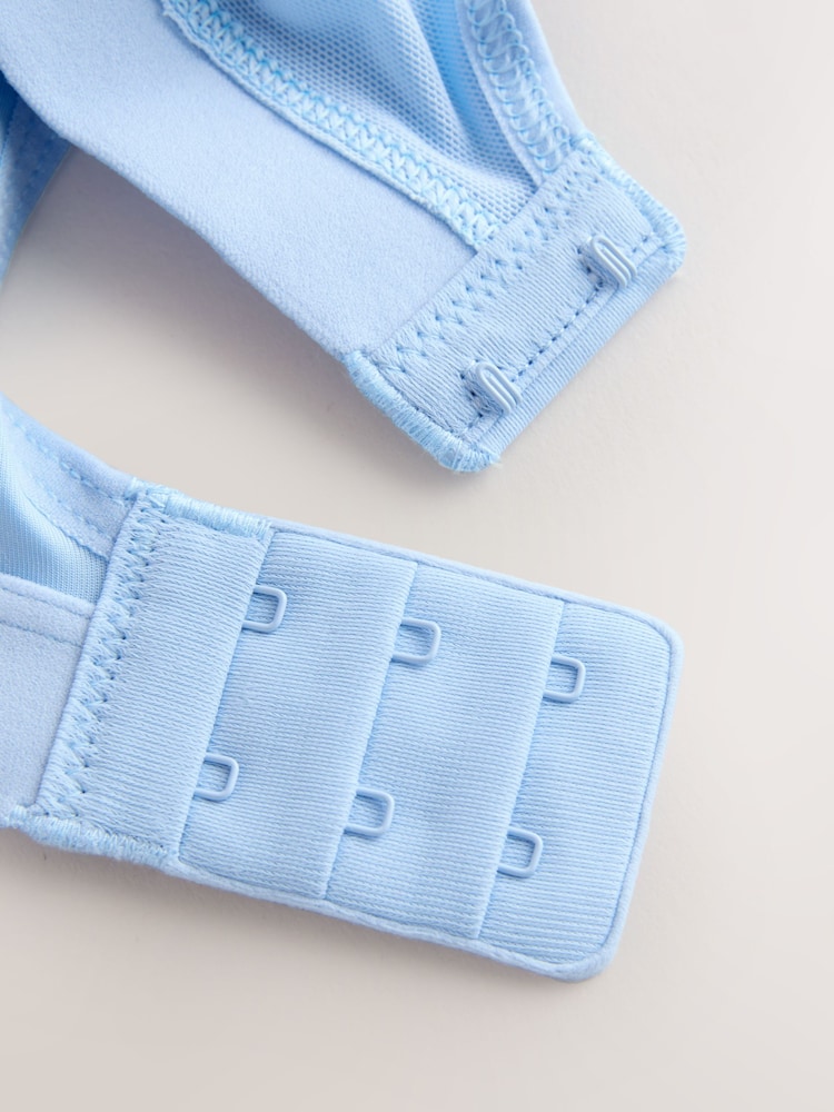 Blue B-G Active Sports High Impact Dry Tech Full Cup Wired Bra - Image 8 of 8