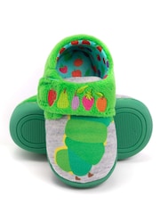 Vanilla Underground Green The Hungry Caterpillar Velcro Loafer Slippers - Image 4 of 6