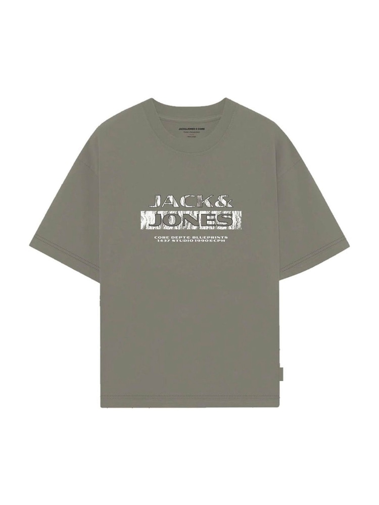 JACK & JONES White 3 Pack Logo Short Sleeve T-Shirts - Image 4 of 4 JACK & JONES White 3 Pack Logo Short Sleeve T-Shirts - Image 4 of 4
