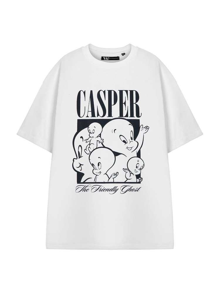 Vanilla Underground White Casper Short Sleeved T-Shirt - Image 1 of 8