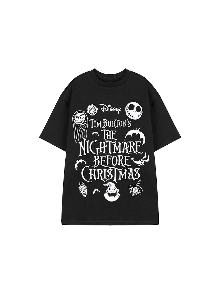 Vanilla Underground Black The Nightmare Before Christmas Short Sleeved T-Shirt - Image 1 of 6