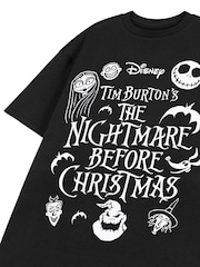Vanilla Underground Black The Nightmare Before Christmas Short Sleeved T-Shirt - Image 5 of 6