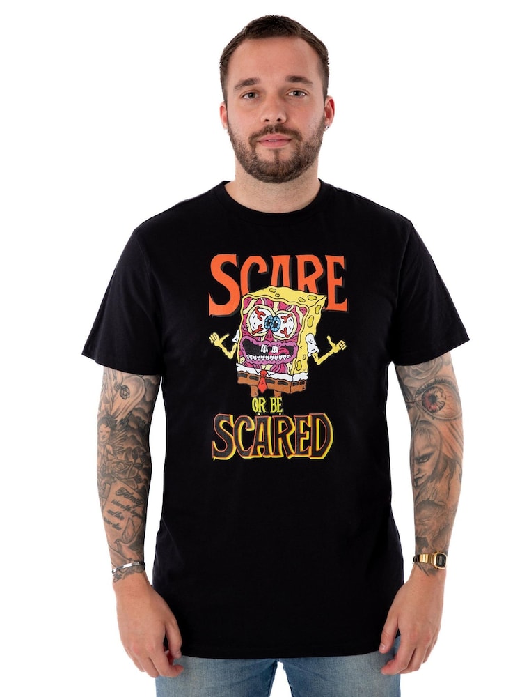 Vanilla Underground Black Sponge Bob Square Pants Short Sleeved T-Shirt - Image 7 of 7 Vanilla Underground Black Sponge Bob Square Pants Short Sleeved T-Shirt - Image 7 of 7
