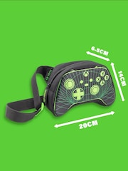 Vanilla Underground Black Xbox Unisex Kids Black Cross-Body Bag - Image 6 of 6