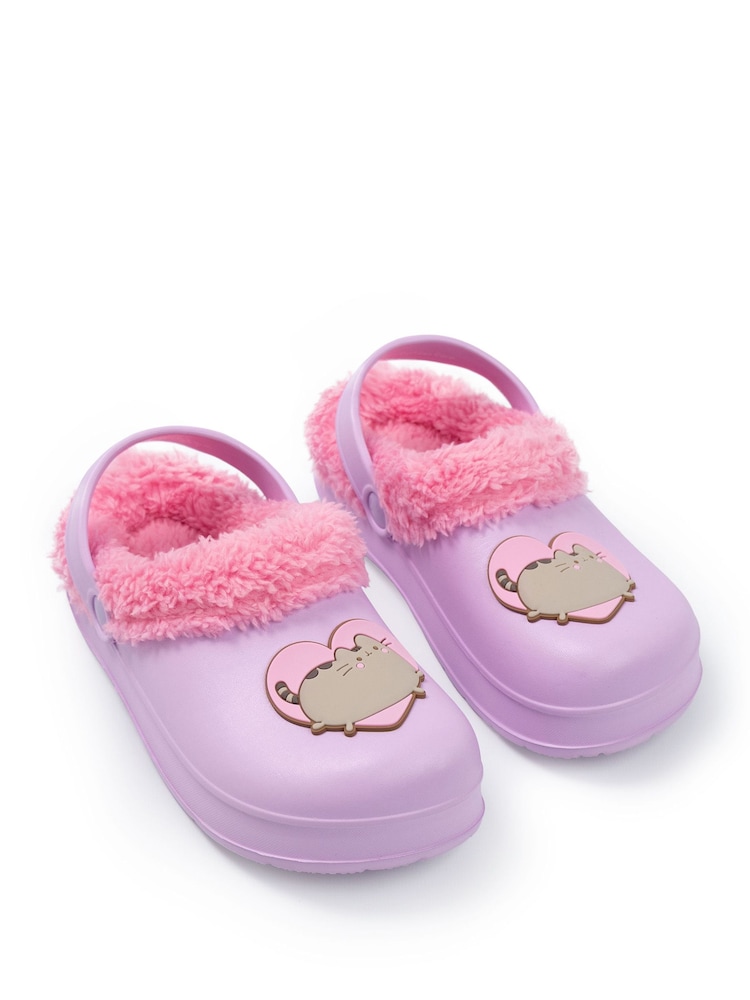 Vanilla Underground Purple Pusheen Slippers - Image 1 of 6 Vanilla Underground Purple Pusheen Slippers - Image 1 of 6