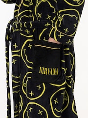 Vanilla Underground Black Nirvana Hooded Bath Robe - Image 6 of 6