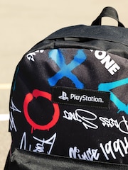 Vanilla Underground Black PlayStation Unisex Kids Multicoloured Backpack - Image 3 of 3