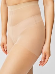 Latte Sandal Toe Sheer 5 Denier Tights - Image 2 of 3