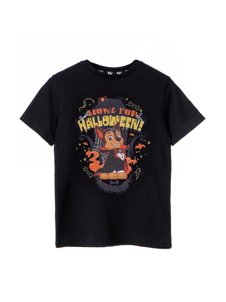 Vanilla Underground Black Paw Patrol Short Sleeved T-Shirt - Image 1 of 5