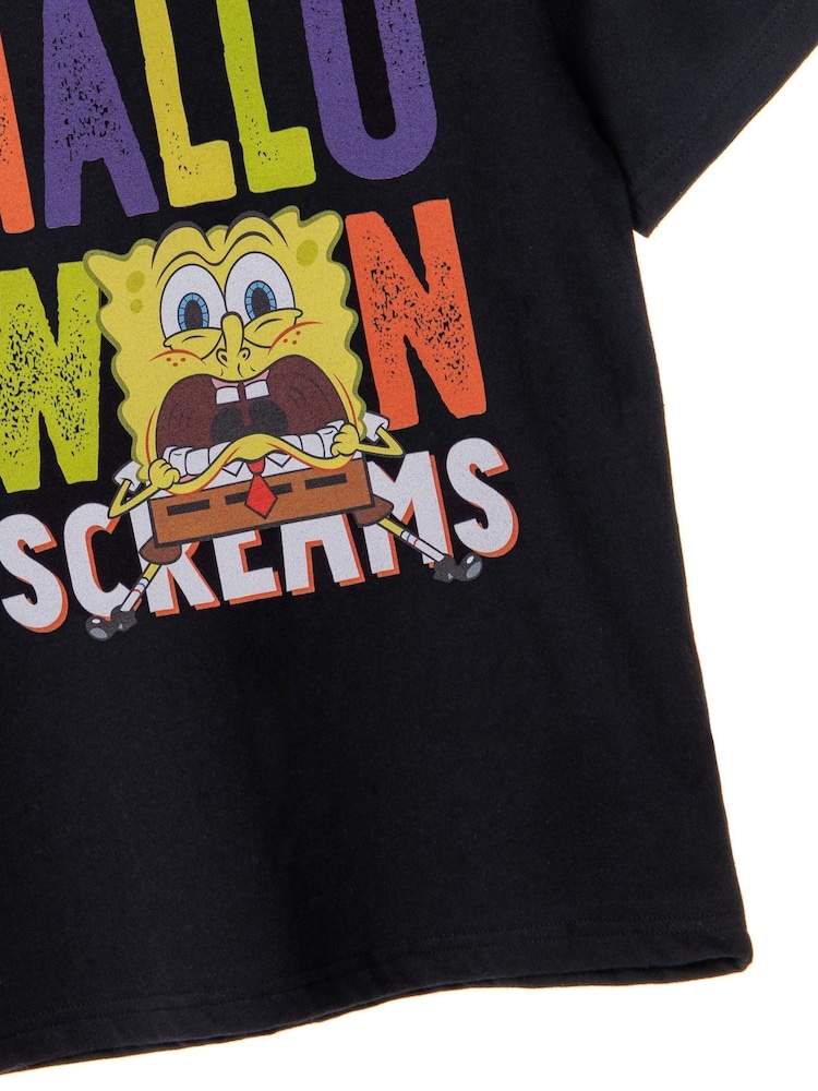 Vanilla Underground Sponge Bob Square Joggers Short Sleeved T-Shirt - صورة 5 من 5 Vanilla Underground Sponge Bob Square Joggers Short Sleeved T-Shirt - صورة 5 من 5