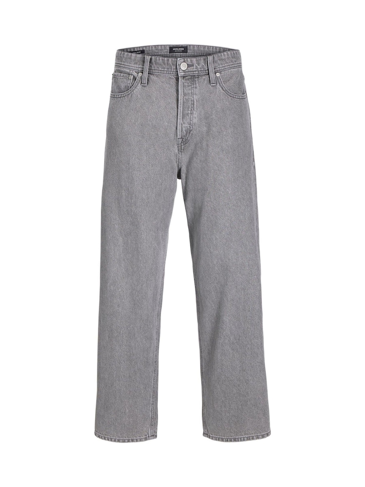 JACK & JONES Grey Alex Baggy Fit Jeans - Image 1 of 4 JACK & JONES Grey Alex Baggy Fit Jeans - Image 1 of 4