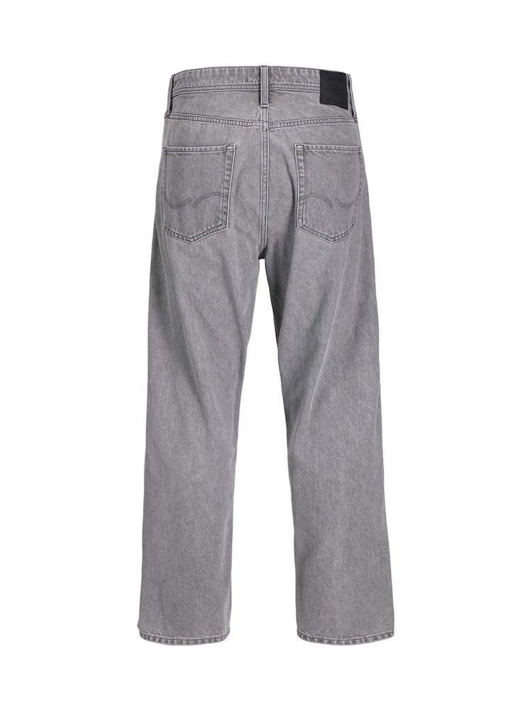 JACK & JONES Grey Alex Baggy Fit Jeans - Image 2 of 4