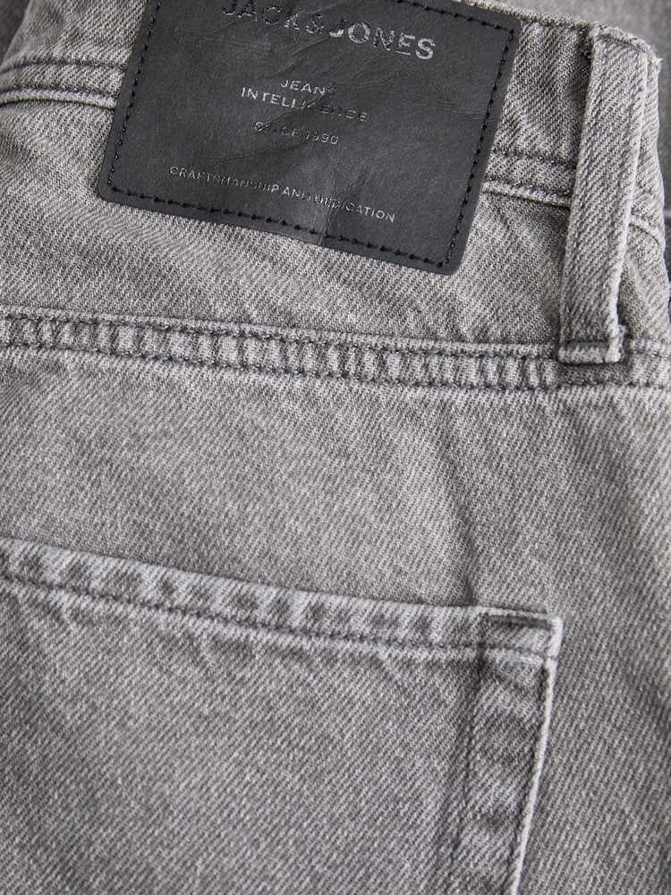JACK & JONES Grey Alex Baggy Fit Jeans - Image 4 of 4 JACK & JONES Grey Alex Baggy Fit Jeans - Image 4 of 4
