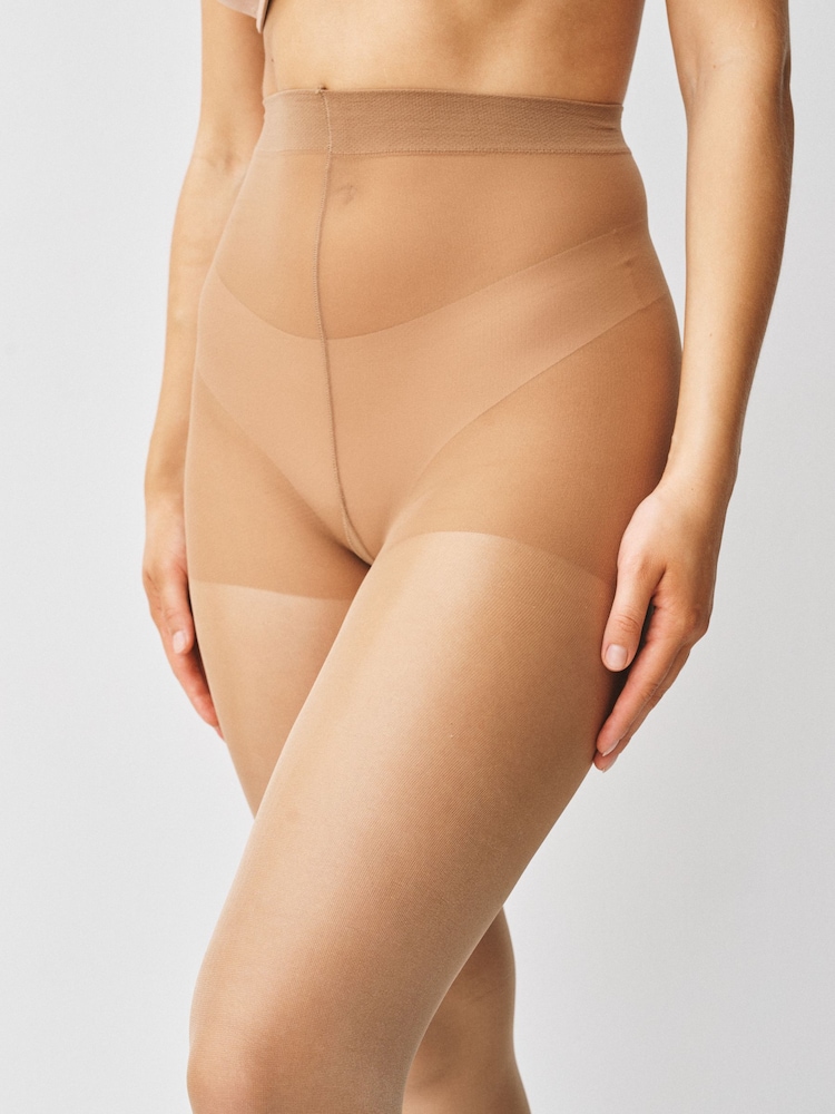 Mandorla - 20 collant lucidi denari 3 Confezione - Immagine 3 di 3