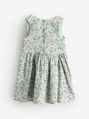Cath Kidston Green Tennis Ditsy Bow Front Prom Dress (3mths-8yrs) - Image 2 of 4