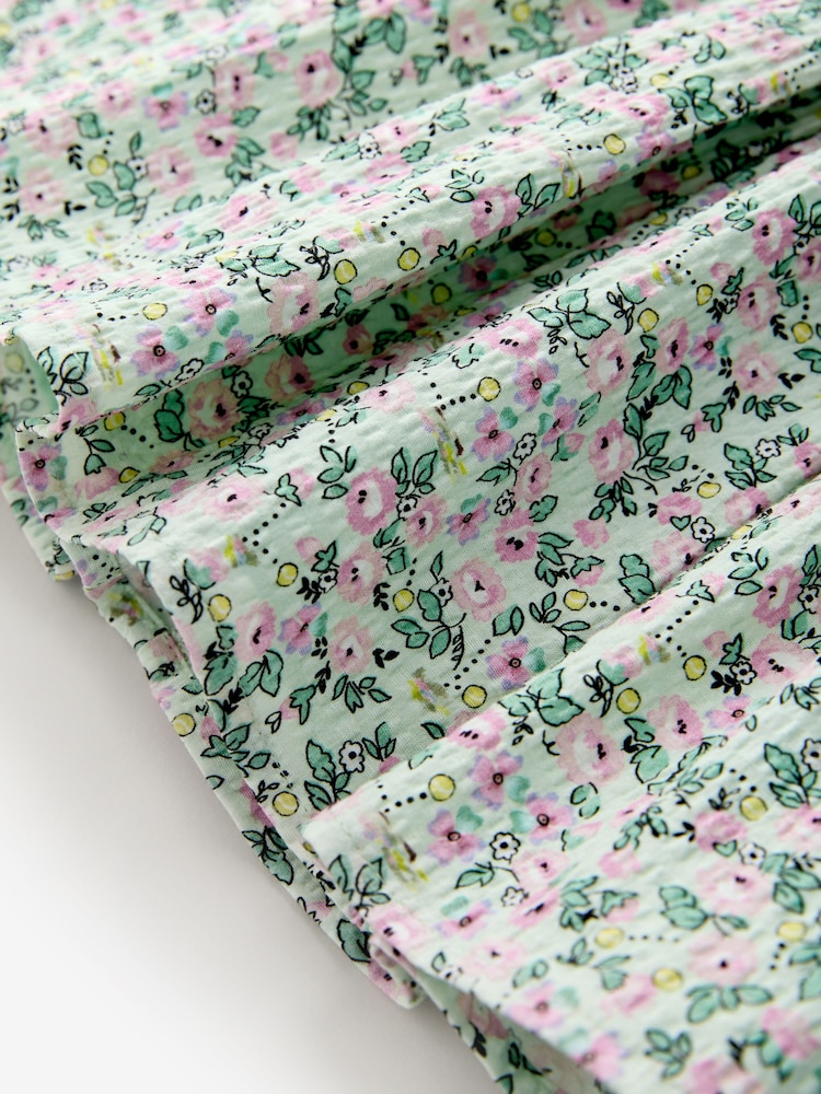 Cath Kidston Groen Tennis Ditsy - Cath Kidston Galajurk met strik aan de voorkant (3mths-8yrs) - Afbeelding 8 van 8