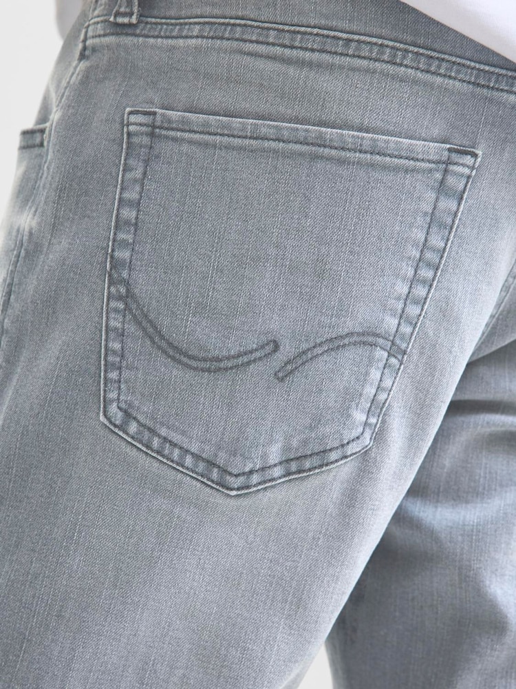 JACK & JONES Grey Glenn Slim Fit Jeans - Image 5 of 5 JACK & JONES Grey Glenn Slim Fit Jeans - Image 5 of 5