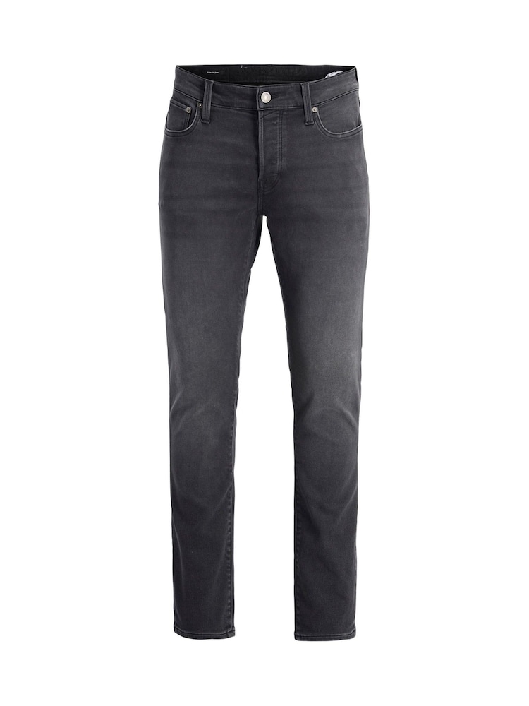 JACK & JONES Black Mike Slim Fit Jeans - Image 1 of 4