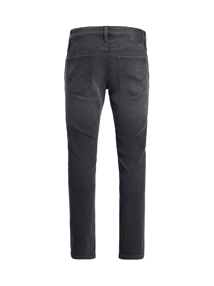 JACK & JONES Black Mike Slim Fit Jeans - Image 2 of 4