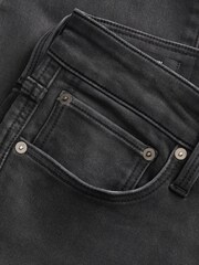 JACK & JONES Black Mike Slim Fit Jeans - Image 4 of 4