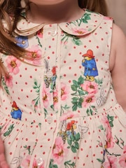Ivory Floral Paddington Cotton Collar Dress (3mths-8yrs) - Image 6 of 6