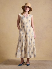 Joules Penelope V Neck Tiered Maxi Dress - Imagen 1 de 9