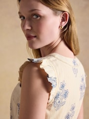 Joules Penelope V Neck Tiered Maxi Dress - Imagen 8 de 9