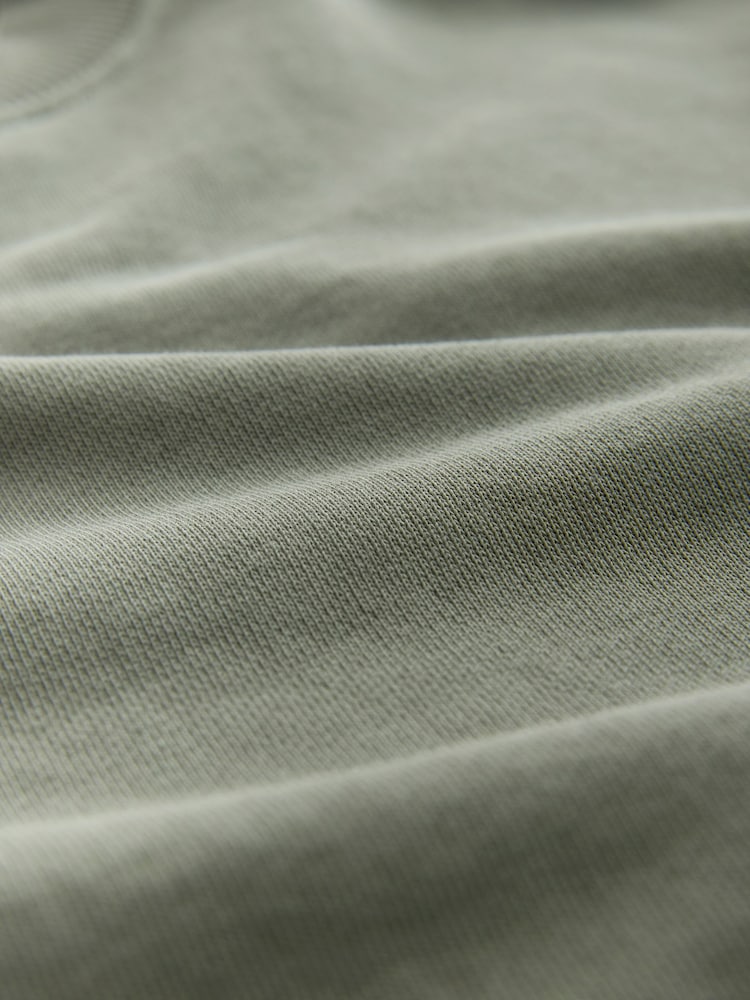 Navy Blue/Khaki Green Lightweight Cotton Rich Jersey Crew Sweatshirt 2 Pack - Image 11 of 11