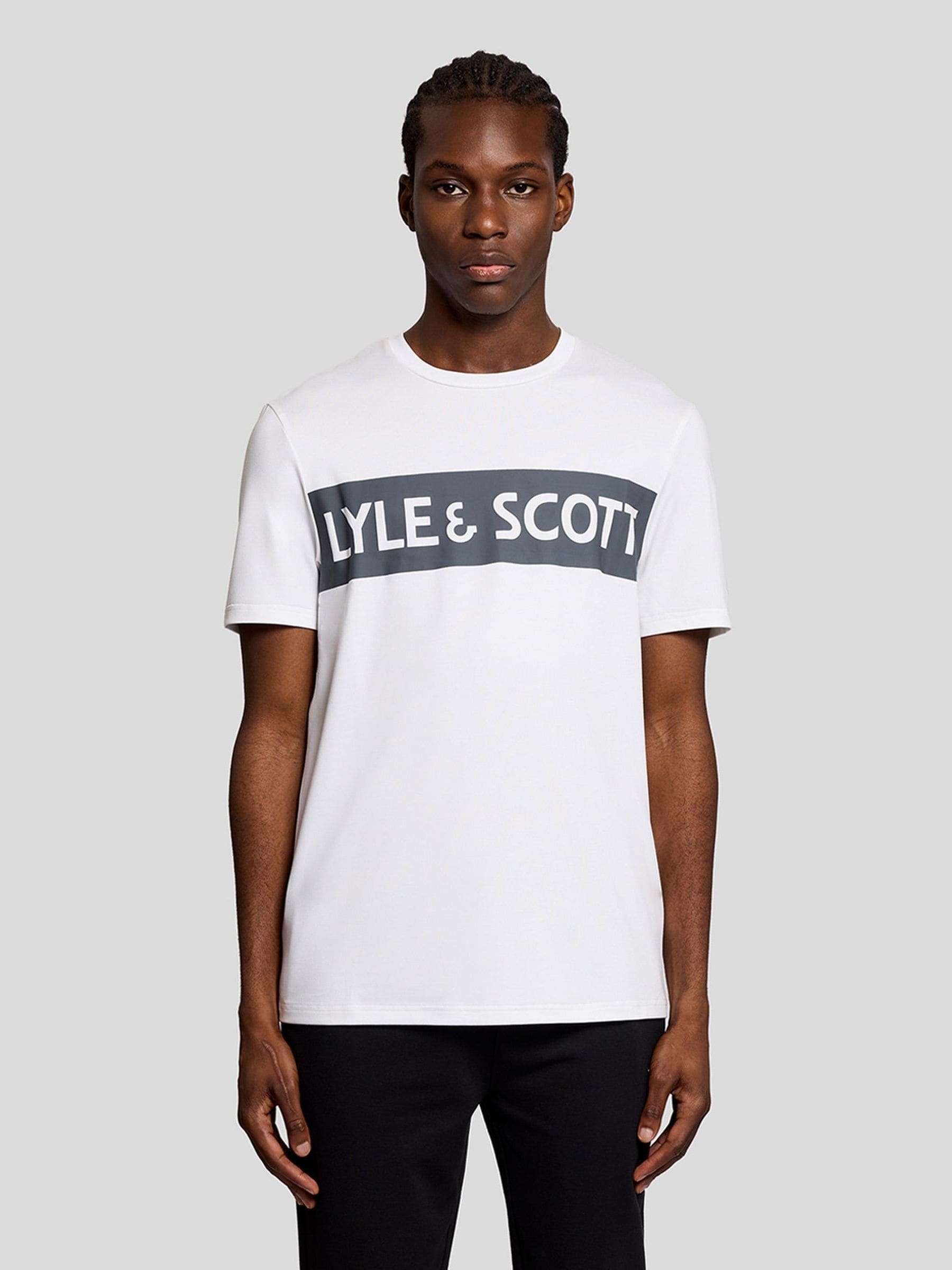 Buy Lyle & Scott White Sports Chest Branded T-Shirt from Next USA