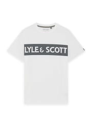 Lyle & Scott White Sports Chest Branded T-Shirt - Image 5 of 6