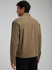 Lyle & Scott Enzyme Wash Zip Through Overshirt - Image 4 of 5