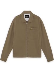 Lyle & Scott Enzyme Wash Zip Through Overshirt - Image 5 of 5