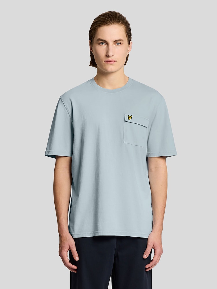 Lyle & Scott Blue Cargo Pocket T-Shirt - Image 1 of 6