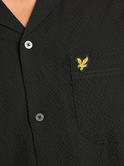 Noir - Lyle & Scott Crinkle Resort Shirt - Image 5 de 5