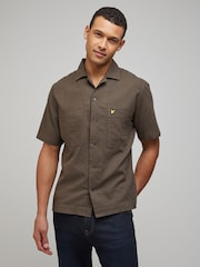 Lyle & Scott kubanisches Kragenhemd mit Kurzarm - Bild 1 von 4
