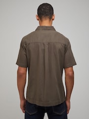 Lyle & Scott kubanisches Kragenhemd mit Kurzarm - Bild 3 von 4