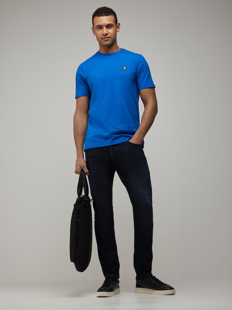 Lyle & Scott Blue Plain T-Shirt - Image 2 of 4