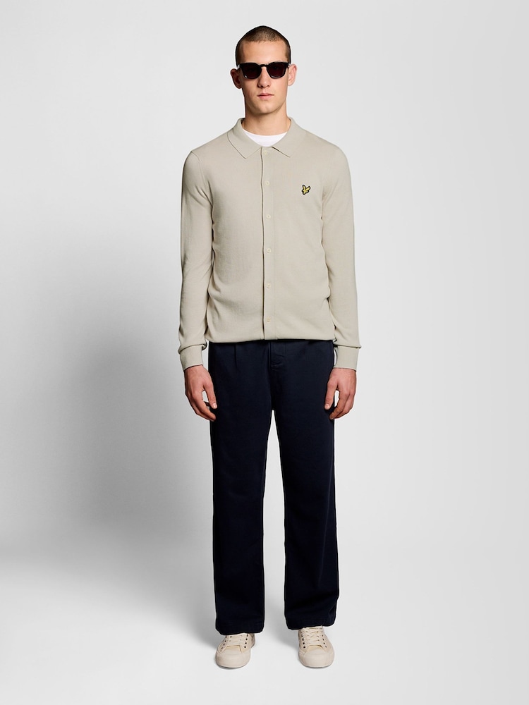 Lyle & Scott Cotton Knitted Shirt - Imaginea 2 din 6 Lyle & Scott Cotton Knitted Shirt - Imaginea 2 din 6