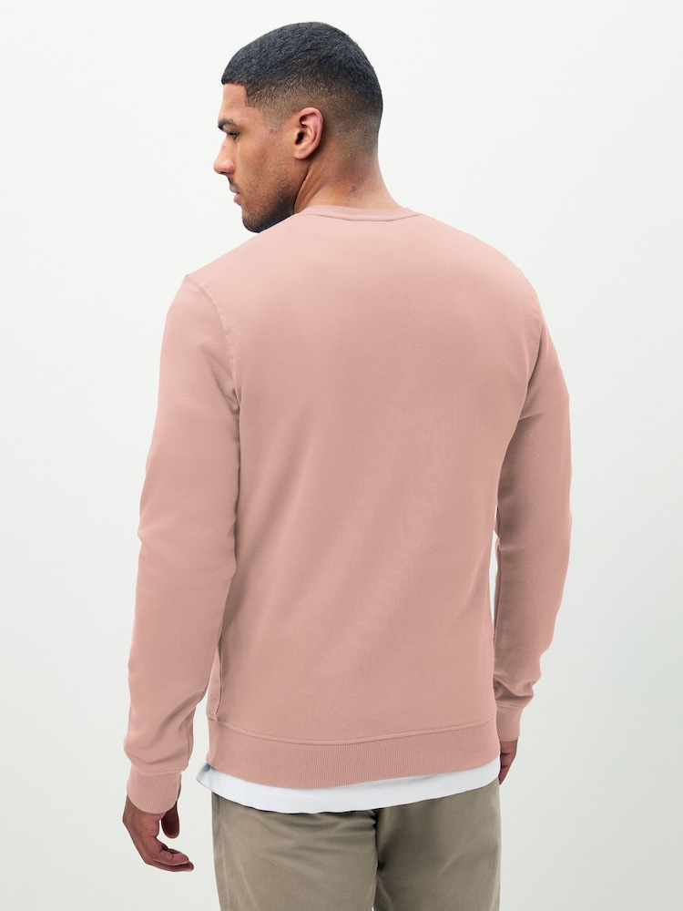 Lyle & Scott Pink Crew Neck Sweatshirt - Image 2 of 4
