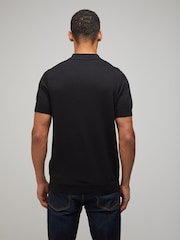 Úpletová polokošile Lyle & Scott z bavlny s krátkými rukávy - Obrázek 3 z 4