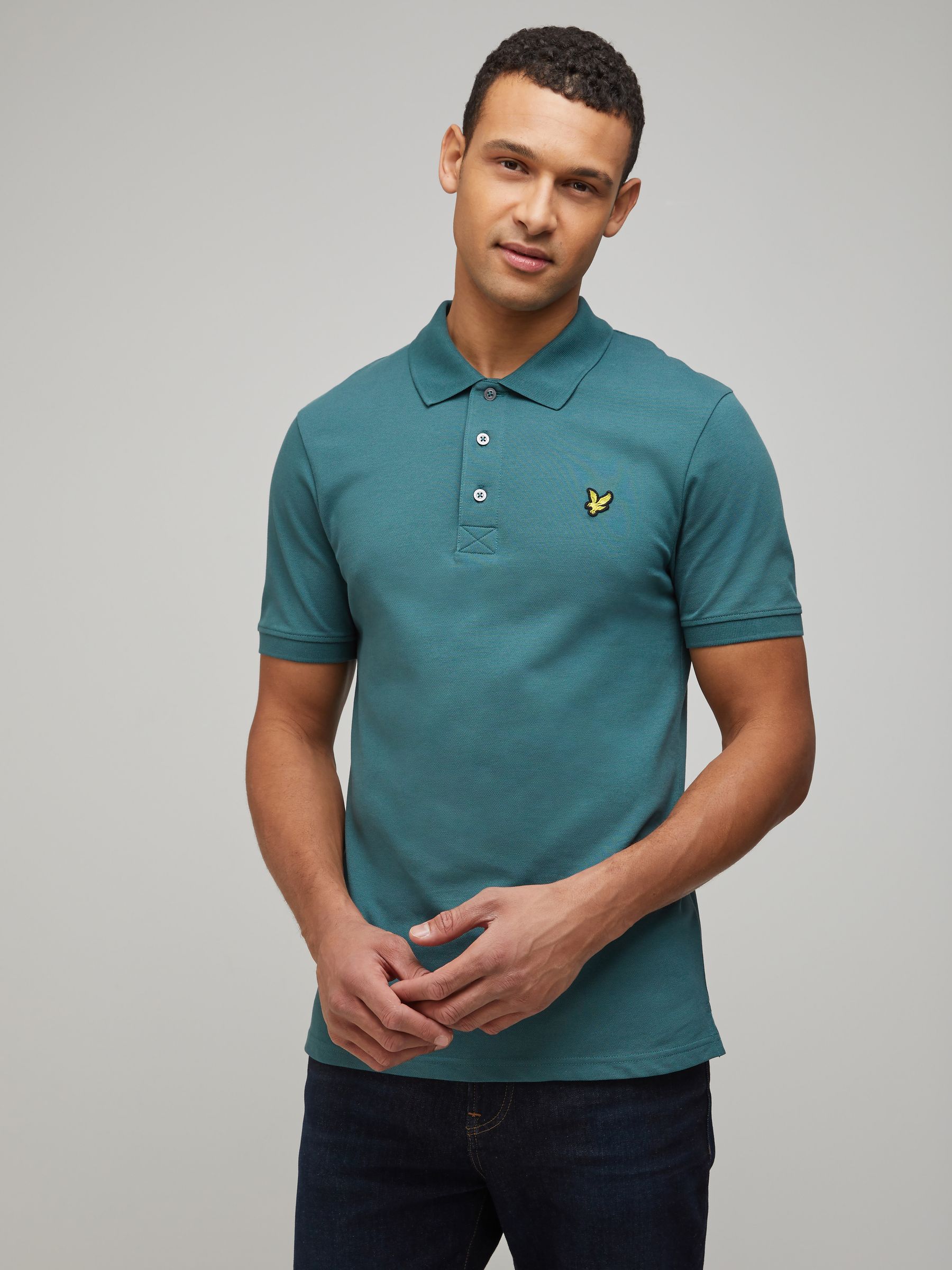 Buy Lyle & Scott Green Classic Polo Shirt from Next Saudi Arabia