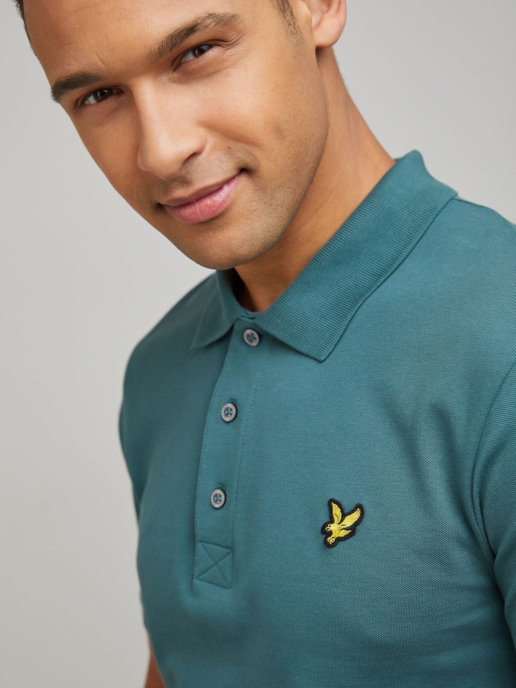Lyle & Scott Green Classic Polo Shirt - Image 4 of 4