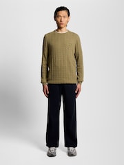 Lyle & Scott Leinen-Blend Langarmpullover - Bild 2 von 6