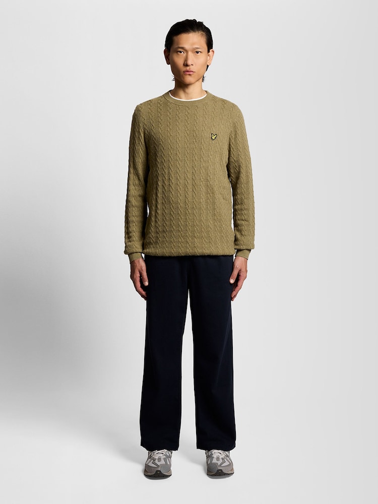 Lyle & Scott Leinen-Blend Langarmpullover - Bild 2 von 6