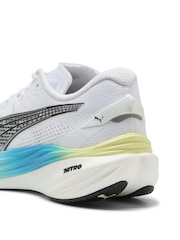 Puma White Deviate NITRO™ 3 Mens Running Shoes - Image 3 of 3