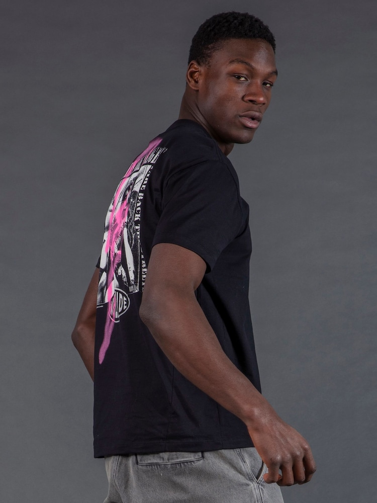 Religion Black Lightning Bolt T-Shirt - Image 2 of 5 Religion Black Lightning Bolt T-Shirt - Image 2 of 5