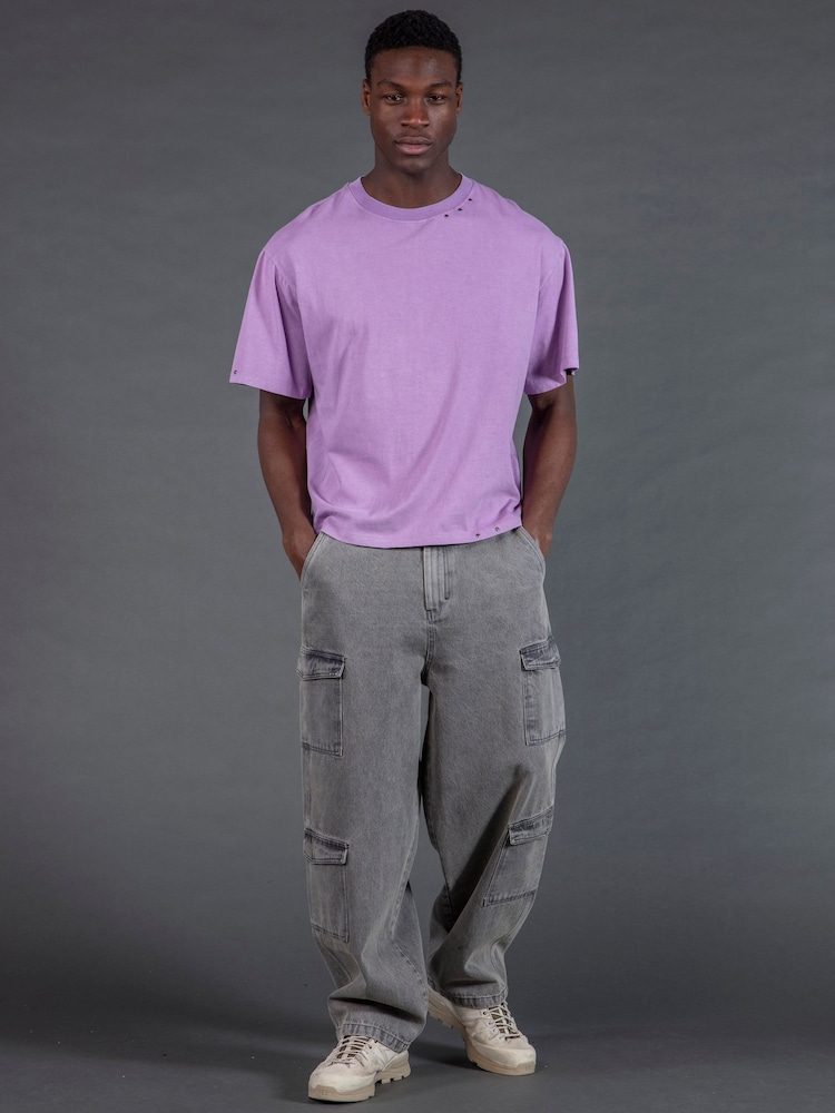 Religion Purple Acid Ripper T-Shirt - Image 2 of 7 Religion Purple Acid Ripper T-Shirt - Image 2 of 7