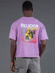 Religion Purple Acid Ripper T-Shirt - Image 4 of 7